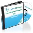 procrastination elimination hypnosis audio mp3 and cd cover for session 2 - action strategies