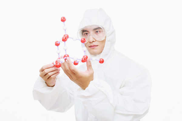 chemist checking chemistry