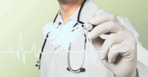 doctor drawing a heart