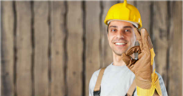 man gives an A-OK hand gesture