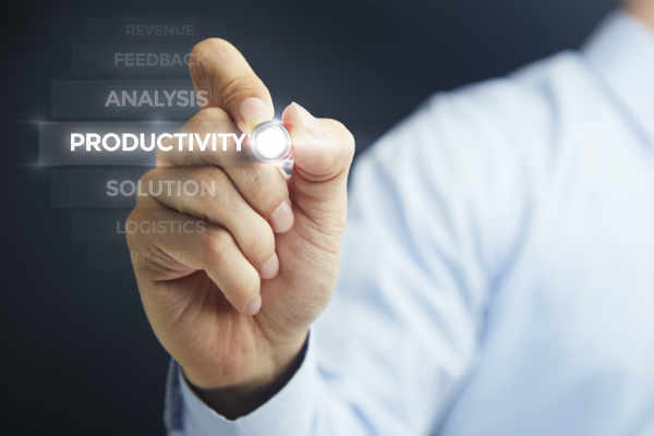 man marking productivity not procrastination